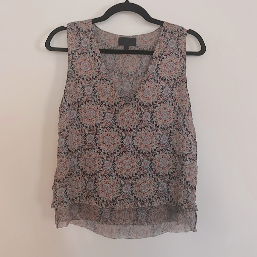 Intermix silk top size small